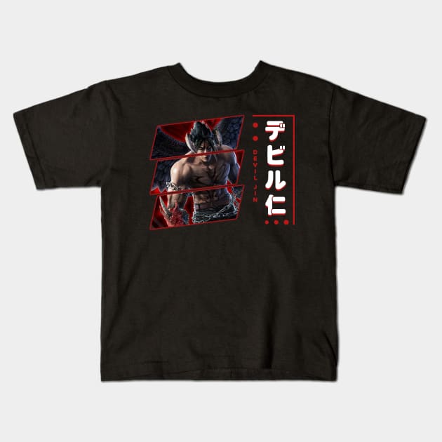 DEVIL JIN TEKKEN - Streetwear Style Kids T-Shirt by Skywiz